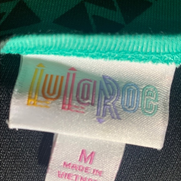 Lularoe Medium Aqua Southwest pattern shirt dress - Picture 4 of 8